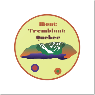 Mt. Tremblant Quebec, Circular Design Posters and Art